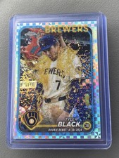 2024 Topps Chrome Update Tyler Black RC X-Fractor Brewers Rookie #USC124