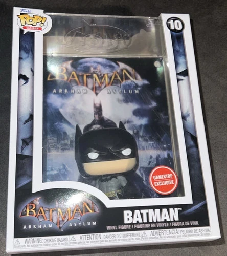 Funko Pop Games: Batman Arkham Asylum Cover #10 Action Figure GameStop Exclusive