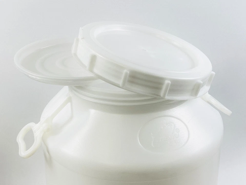 Contenedor duradero de barril de almacenamiento de agua de boca ancha de 75 L de alta resistencia Foto 4 de 4