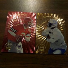 Edgerrin James RR12 GOLD Tim Couch RR18 RUBY 1999 Playoff ROOKIE ROUNDUP NFL RC