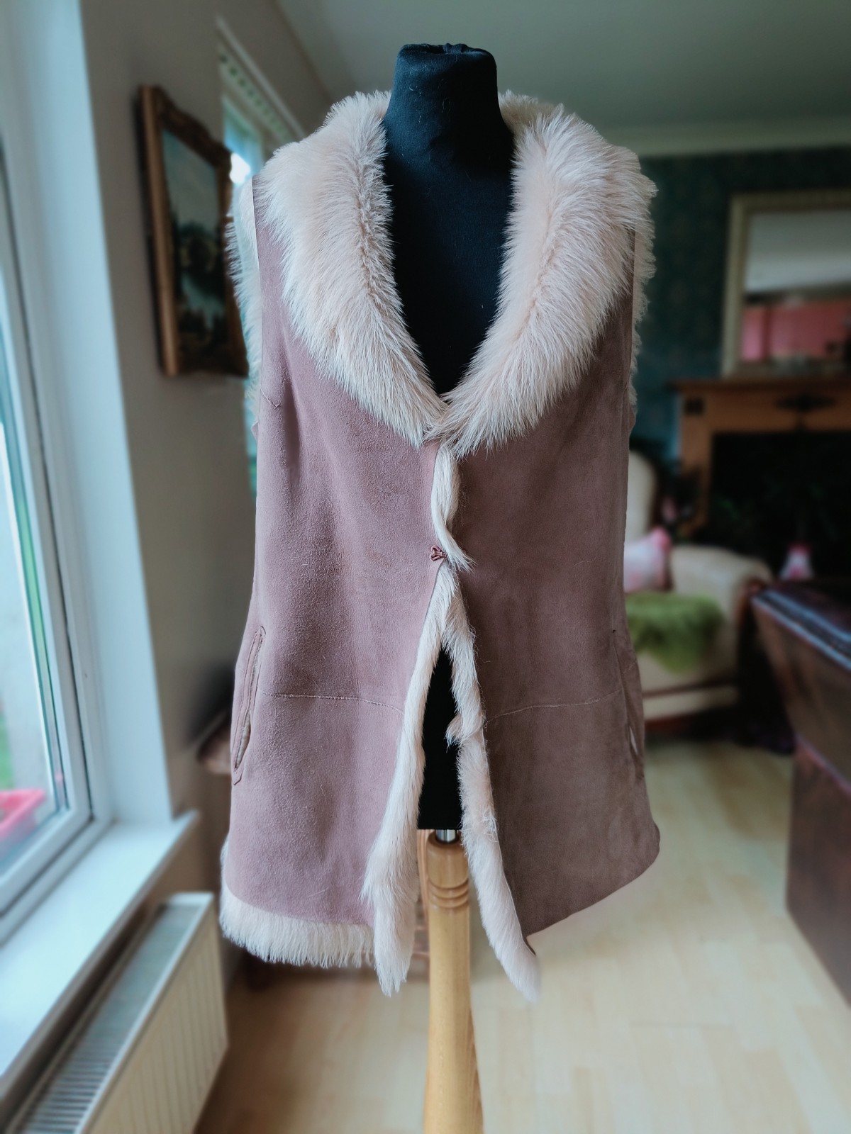 Gerard Darel Shearling Waistcoat