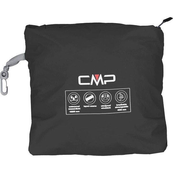 CMP - Damenjacke Mit Kapuze Und DruckknöPfen, Schwarz, Xxxl-image