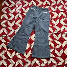 Vintage 1970s Flare Cut Pants Women  s As Is Bell Bottom Hippie Cute
