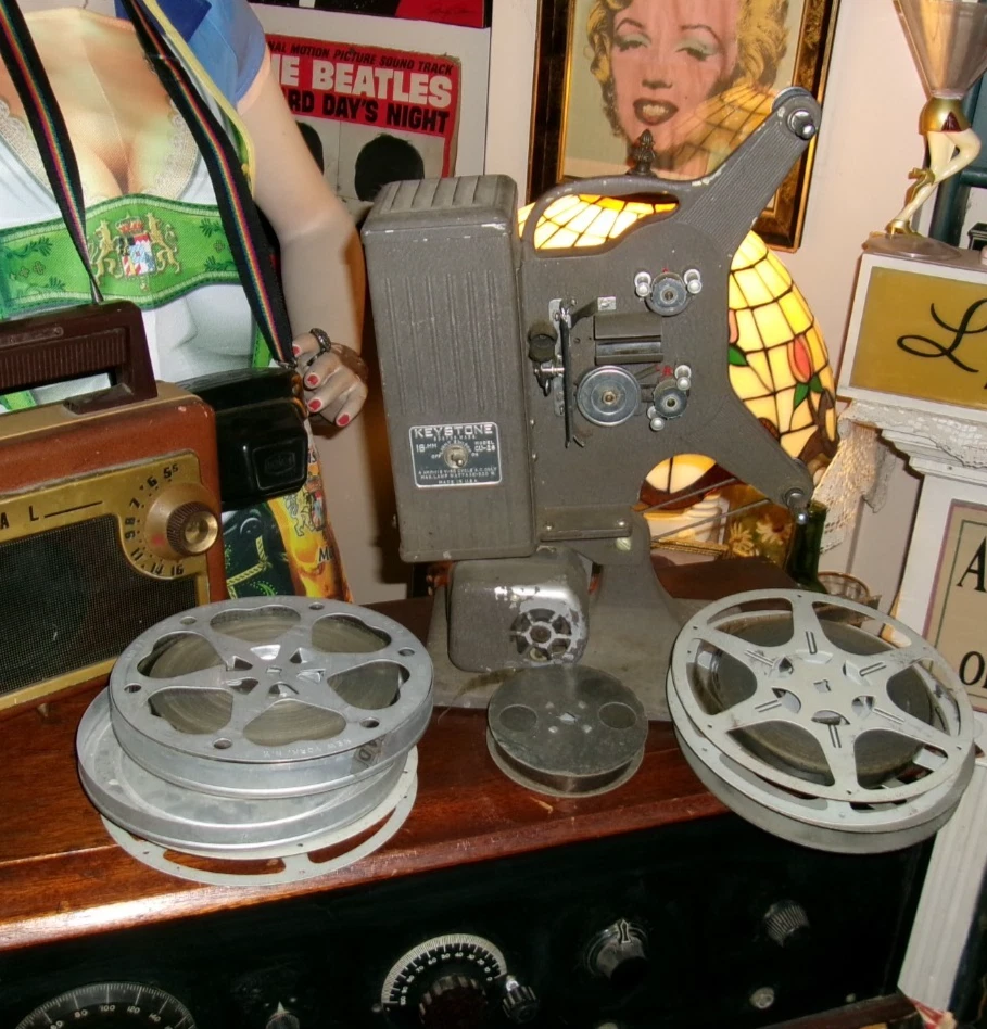 Keystone 16mm Vintage Projector and Screen for sale | eBay