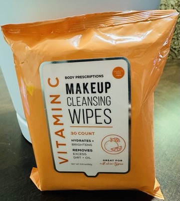 Body Prescriptions Makeup Cleansing Wipes 3 Packs 90 Facial Cleansing Cloths