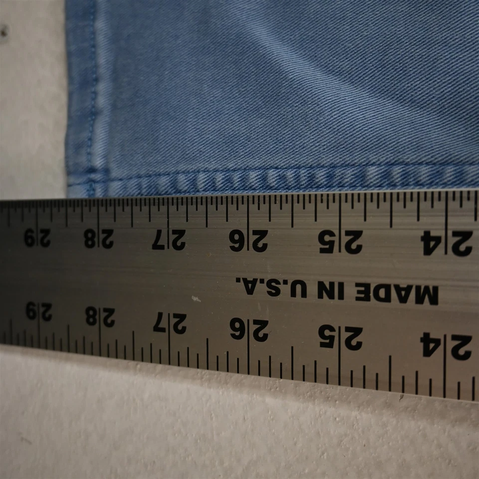 NEW Michael Kors 34x30 Light Blue Stretch Denim Parker Slim Mens Jeans - Image 4 of 4