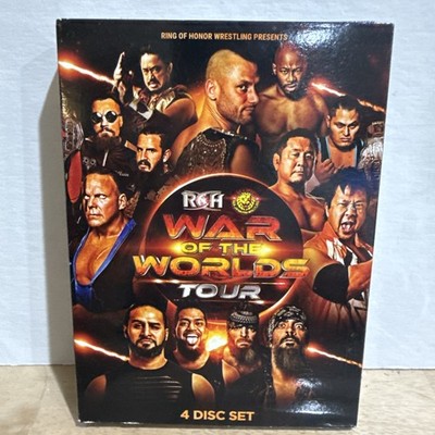 ROH 2019 War Of Worlds DVD 4 Disc Box set AEW WWE Wrestling NXT Ring NJPW GC