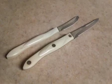  Cutco trimmer and table knife both with Pearl Handles - Both Are Very Sharp