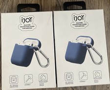 2X ijoy Silicone Protective Cover Carrying Case For Airpods