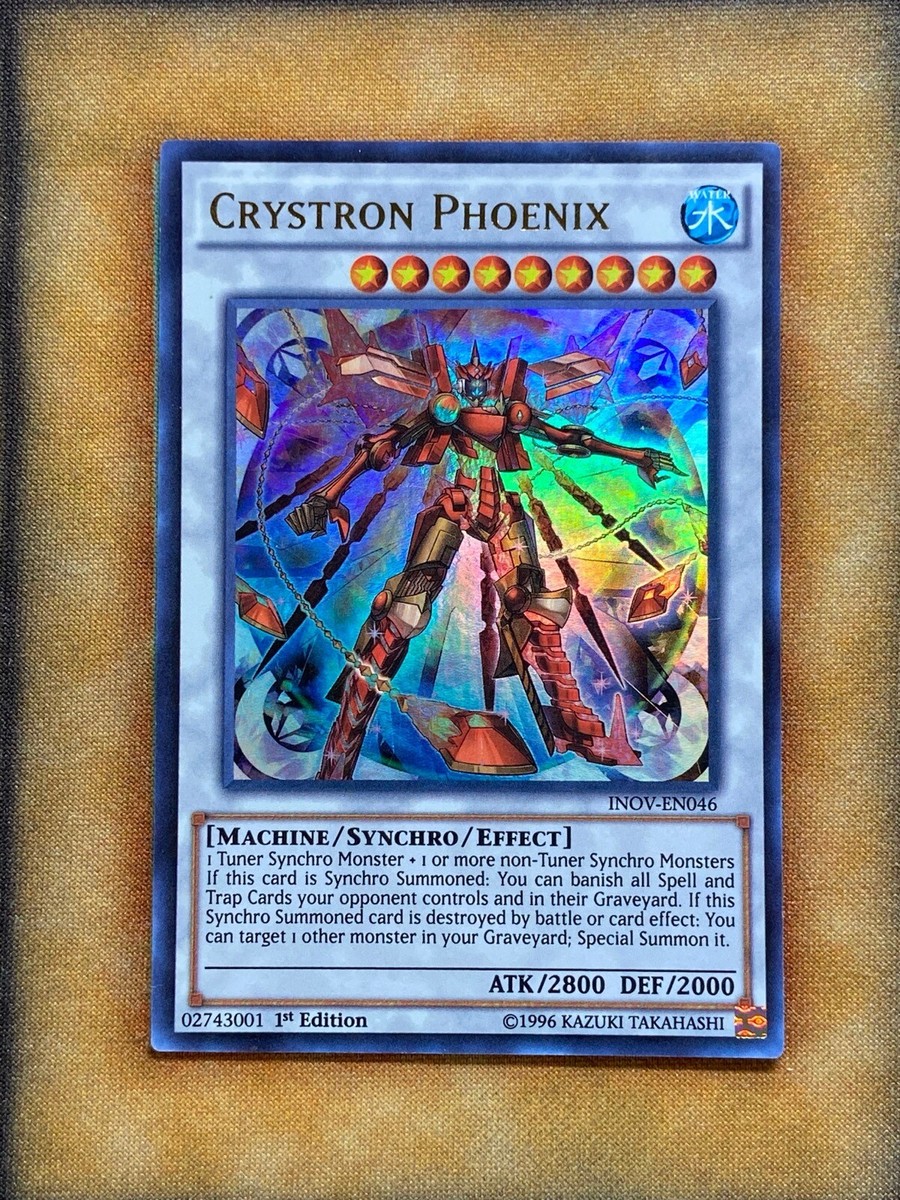 Yugioh Crystron Phoenix INOV-EN046 Ultra Rare 1st Ed LP | eBay Yugioh Crystron Phoenix INOV-EN046 Ultra Rare 1st Ed LP | eBay
