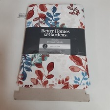 Better Homes Gardens 2 Yds Precut Fabric - 72"x45" - Foliage Multi Print - New