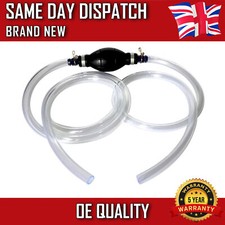 Car Portable Manual Siphon Pump Fuel Gas Transfer Oil Liquid Hand Air Pumps Kit