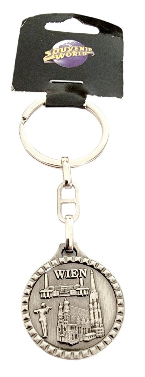 Porte-Clés Ancien Autriche - Österreich Escudo, Keyring Vintage, Métal, Occasion