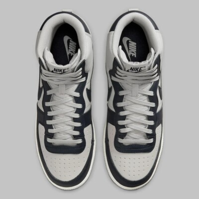 Nike Terminator High 'Georgetown' Shoes Gray Blue FB1832-001 Men's