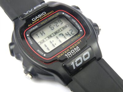 Herren Vintage Casio W-726 Digitaluhr - 100m