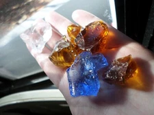 andara crystal - monatomic andara glass - 60 grams - E46 - 8 pieces