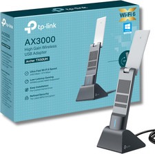 Tp-Link AX3000 Wi-Fi 6 High Gain Wireless USB 3.0 Adapter, Dual-Band, Auto Drive