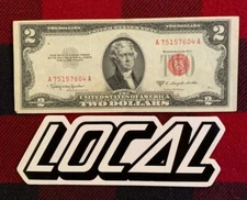 Santa Cruz Skateboards "Local" Sticker NOS