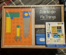 Tool Box Role Play Wood Storage Scene Set Pretend Horizon Group New