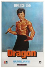 Enter The Dragon 1973 - Bruce Lee - Turkey - Classic Kung Fu Movie Poster