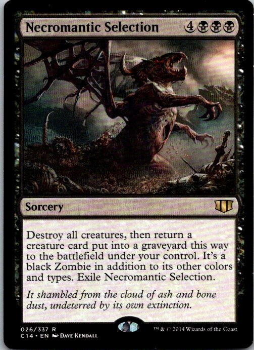 Necromantic Selection Commander 2014 MTG MP