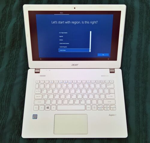 FHD Acer Aspire V3-372 13.3" IPS Laptop Intel i5-6200U 2.80GHz 8G RAM 256G SSD - Picture 1 of 8