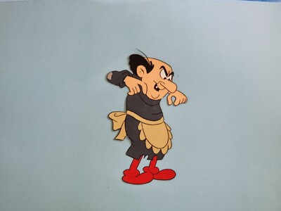 Hanna Barbera GARGAMEL Original 1980er TV SCHLÜMPFE Animation Kunst Produktion Cel #55