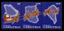 Tokelau 2013 - Christmas in Tokelau Islands - Strip of 3 - MNH