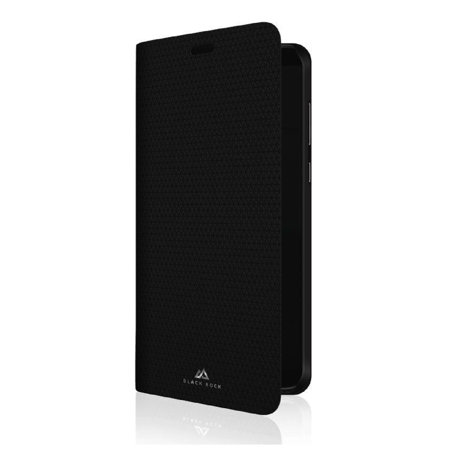 Housse Black Rock Huawei P Smart protection noire en cuir PU