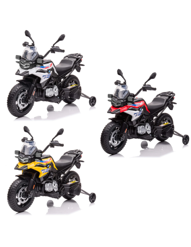 Moto électrique pour enfants - BENEO - Motocross 12V - Siège en cuir
