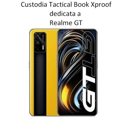 Coque Tactical Original Pour Realme GT2 Pro – Étui Custodia XProof Flip Cover Noir Hawk