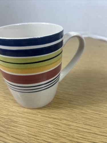Pier 1 Coffee Mugs Horizontal Stripes Set of 4 - Picture 12 of 18