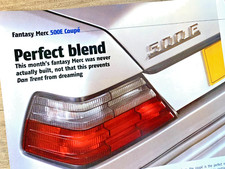 MERCEDES 500E COUPE W124 - COLLECTIBLE ORIGINAL FANTASY CLASSIC CAR MODEL REVIEW