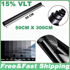 300cm Uncut Roll Window Tint Film 15 Vlt 20 X 10ft Feet Car Home Office Glass