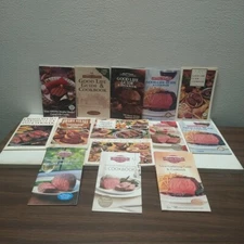 Omaha Steaks Recipe Cookbook Lot of 14 Great Gathering Guide Good Life Guide