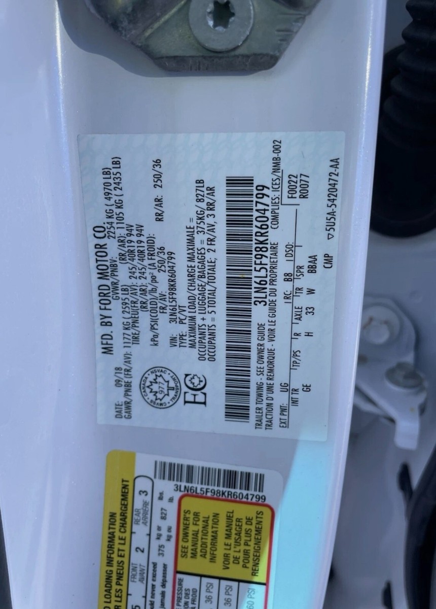2019 LINCOLN MKZ TELEMATICS COMMUNICATION CONTROL MODULE UNIT OEM