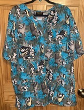 Where The Wild Things Are Scrub Top Unisex Size XL Halloween