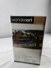 WonderArt  Heritage Homestead Latch Hook Kit is a high-quality craft kit New