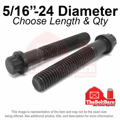 #ad 5 16quot; 24 FINE 12 Point Flange Screws Alloy Steel Black Pick Length amp; Qty $464.11
