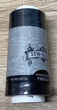 SEW-OLOGY Polyester Thread Serger Overlock  3000 yds Ea. Spool Black1008