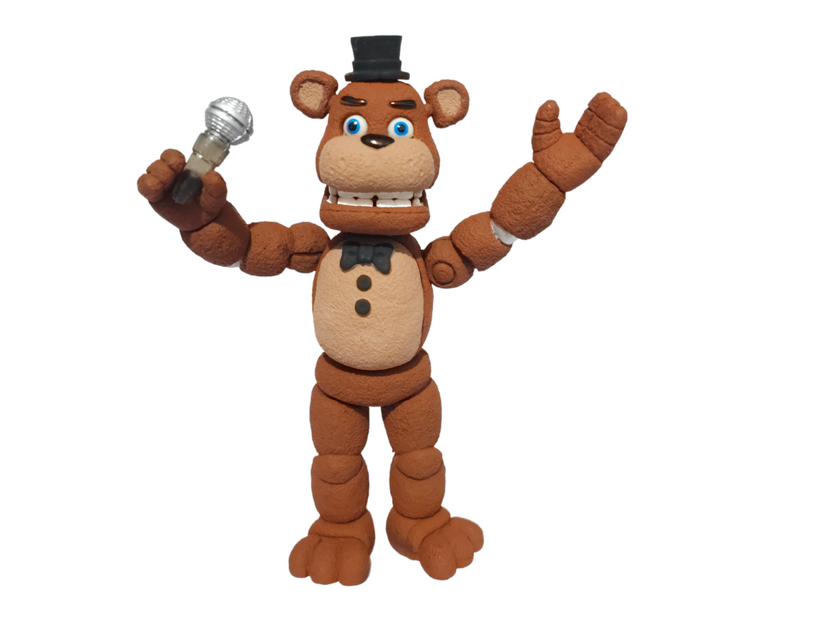 TOY MEXICAN FIGURE FREDDY COFFR FIVE NIGHTS AT FREDDY'S ANIMATRONICS 8 INCH