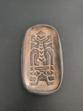 VINTAGE TLINGIT BEAR TRAY - MADE FROM B.C. CLAY FREE UK POSTAGE