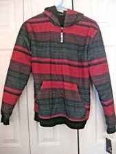 Boys Jacket Hooded Size 10-12 Amplify Sherpa Lined NEW