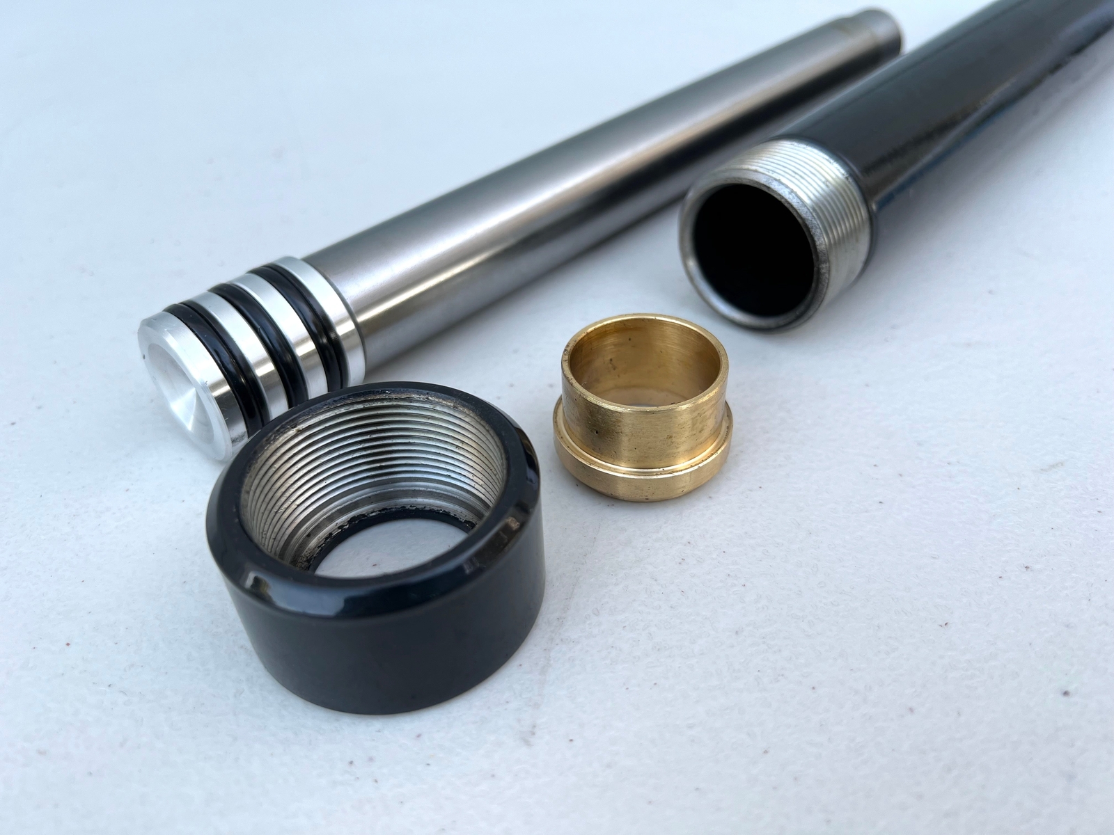 10INCH HYDRAULIC CYLINDERS (REGULAR FAT) CHROME PAIR / LOWRIDER HYDRAULIC PARTS