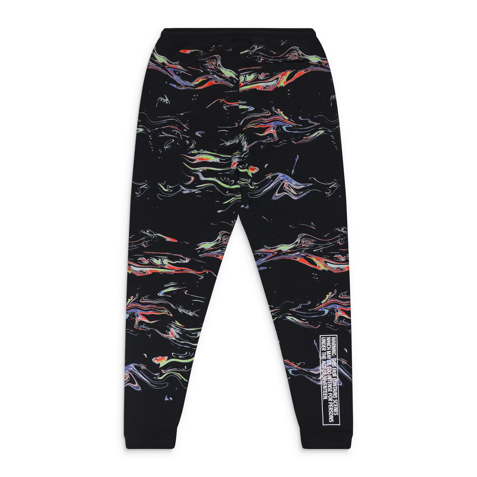 PANTALONE FELPA MARCELO BURLON MULTICOLORE ALL OVER LIGHTS NUOVO CON ETICHETTE TAGLIA XL $85