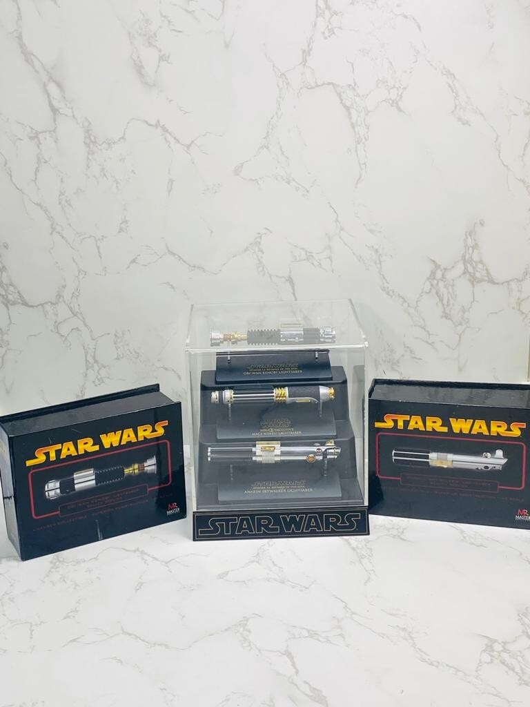 廃盤【star wars】マスターレプリカ ミニライトセーバーセット スターウォーズ ミニライトセーバー 3点セット マスターレプリカ