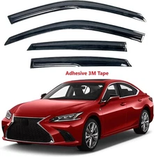 Window Visors Rain Guard Mugen Style Fit Lexus ES300h ES350 ES250 JDM 2019-2025