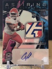 2020 Panini Spectra Aspiring Patch Autographs Clyde Edwards-Helaire 1/2