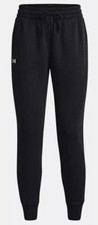 Under Armour Women's Black/White UA Rival Fleece Joggers