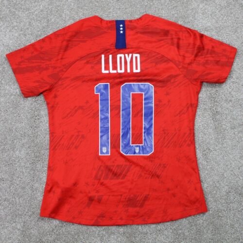 Carli Lloyd #10 Jersey Youth Large Red Team USA Dri-Fit Short Sleeve Pullover - Picture 1 of 16